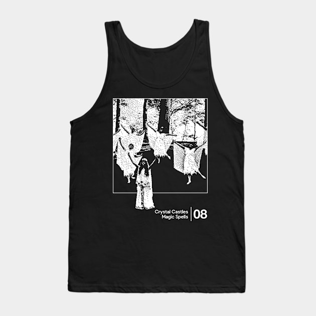 Crystal Castles - Magic Spells / Minimalist Style Graphic Design Tank Top by saudade